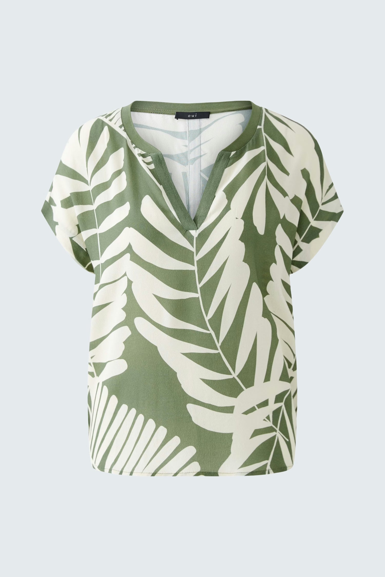 Oui - Palm Print Top