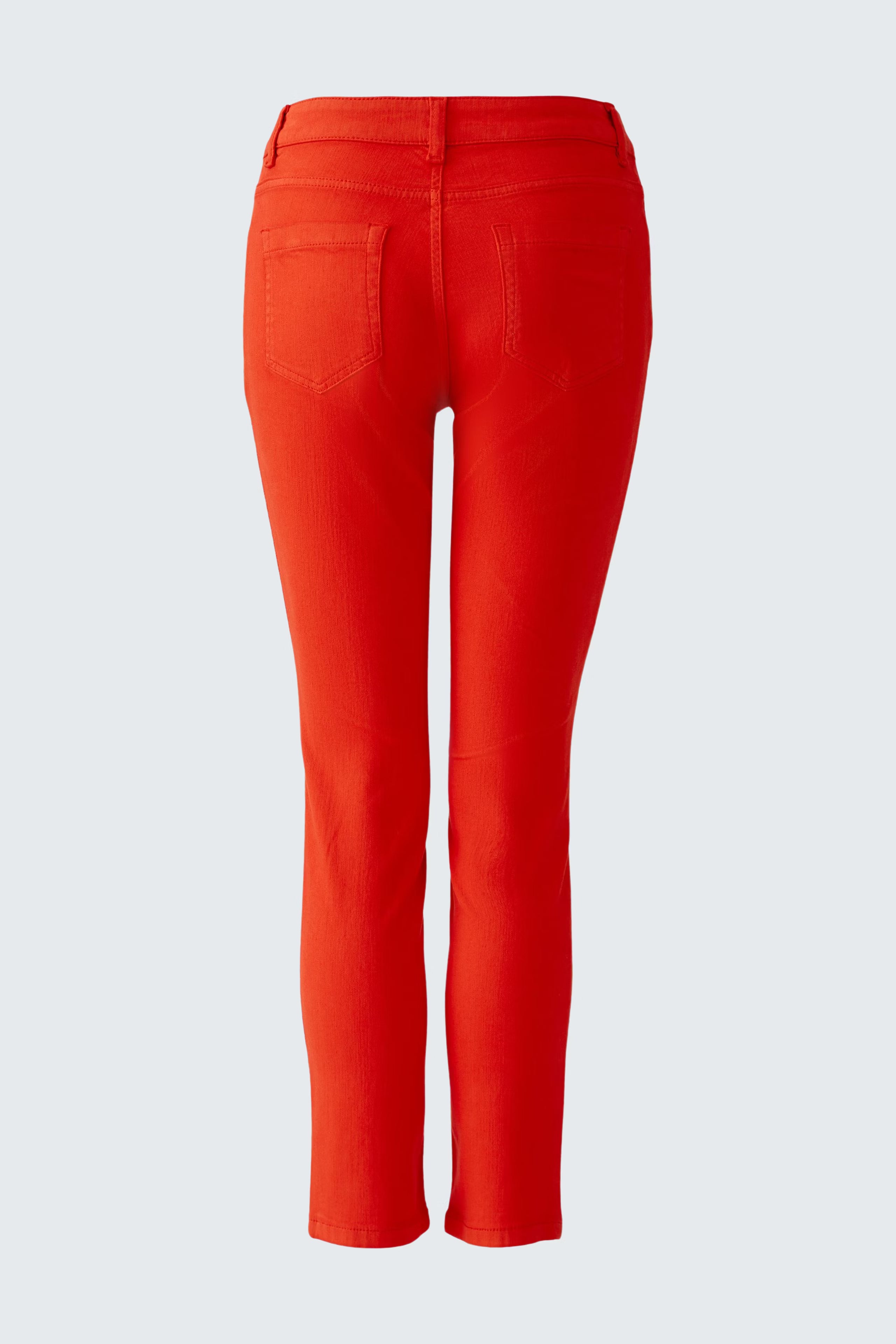 Oui -Lipstick Red Jeans