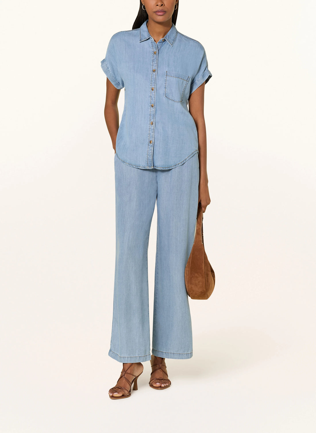 Emily Van Den Bergh - Chambray Blouse