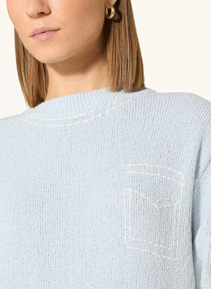 CATNOIR - Light Blue Pocket Knit
