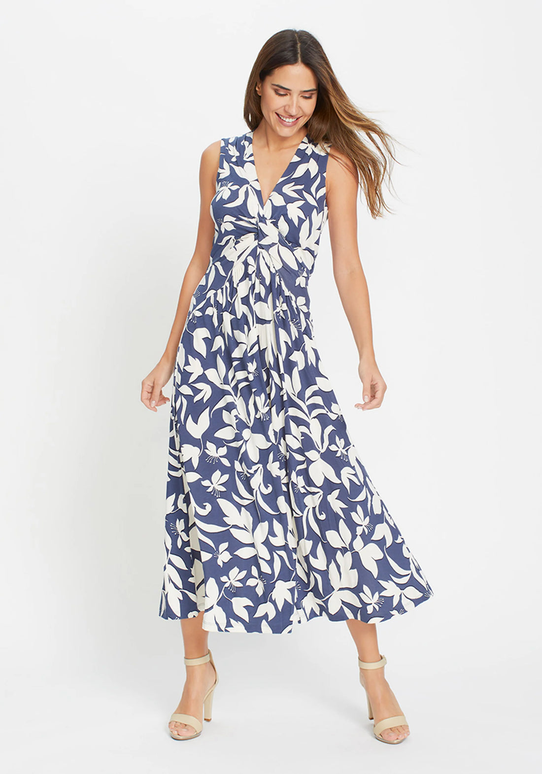Olsen- Floral Print Maxi Dress