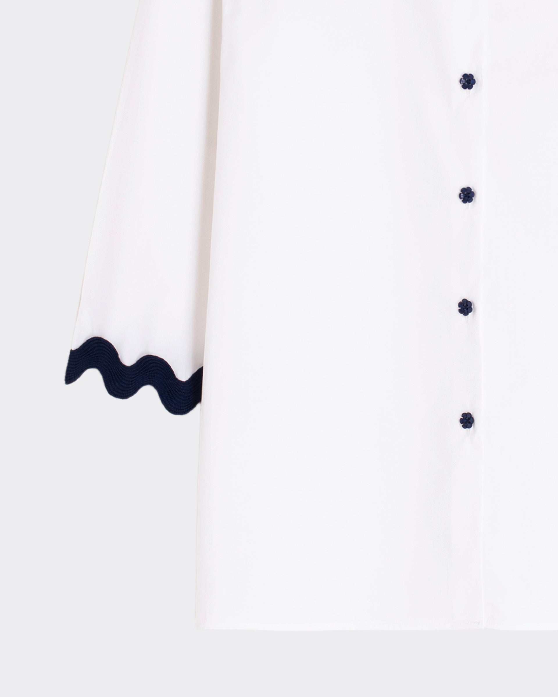 Vilagallo White Paola Poplin Shirt