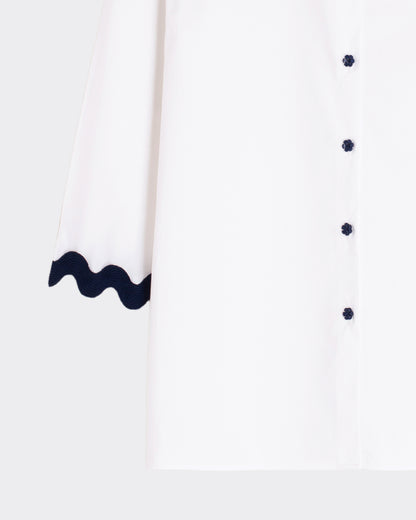 Vilagallo White Paola Poplin Shirt