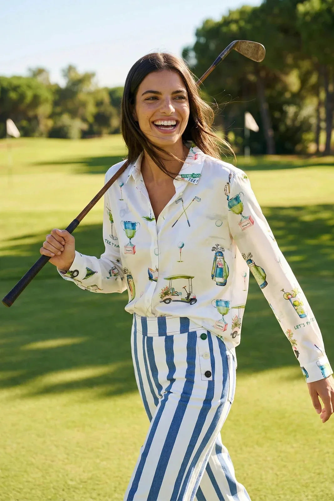 Vilagallo Silk Golf Par Shirt
