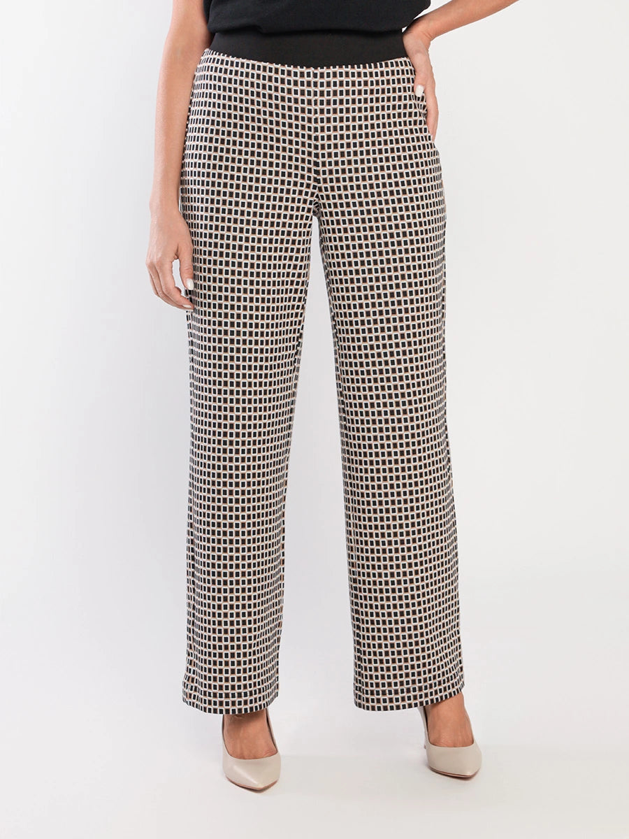 Gerry Weber Edition- Loose Fit Multi Colour Trousers