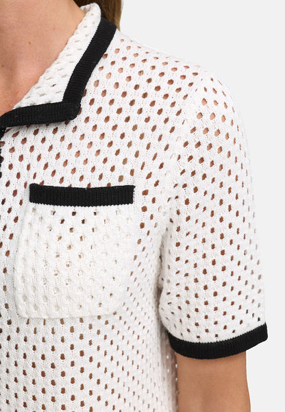 CATNOIR - White and Black Knit Jacket