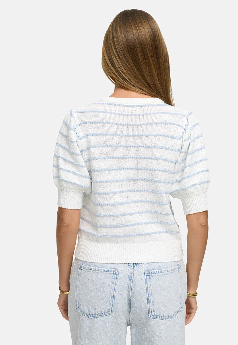 CATNOIR Blue and White Knit