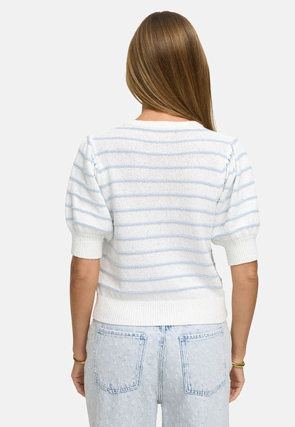 CATNOIR Blue and White Knit