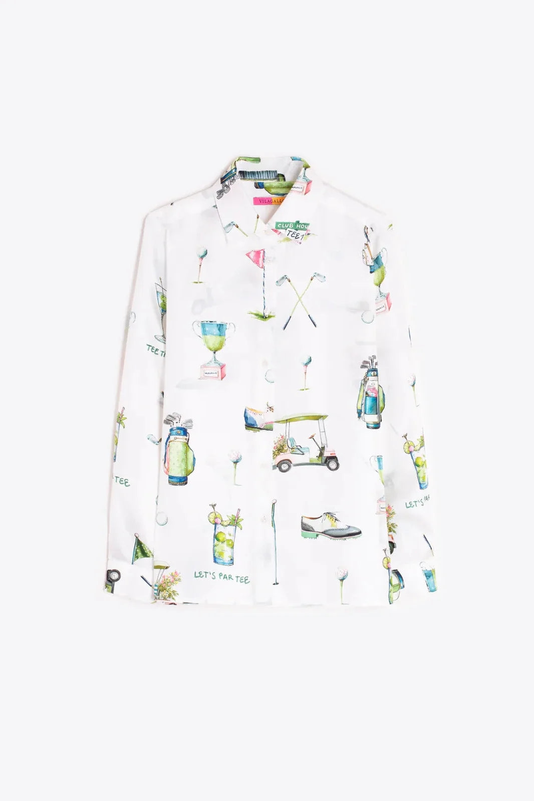 Vilagallo Silk Golf Par Shirt