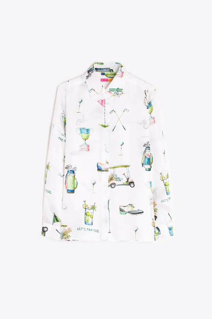 Vilagallo Silk Golf Par Shirt