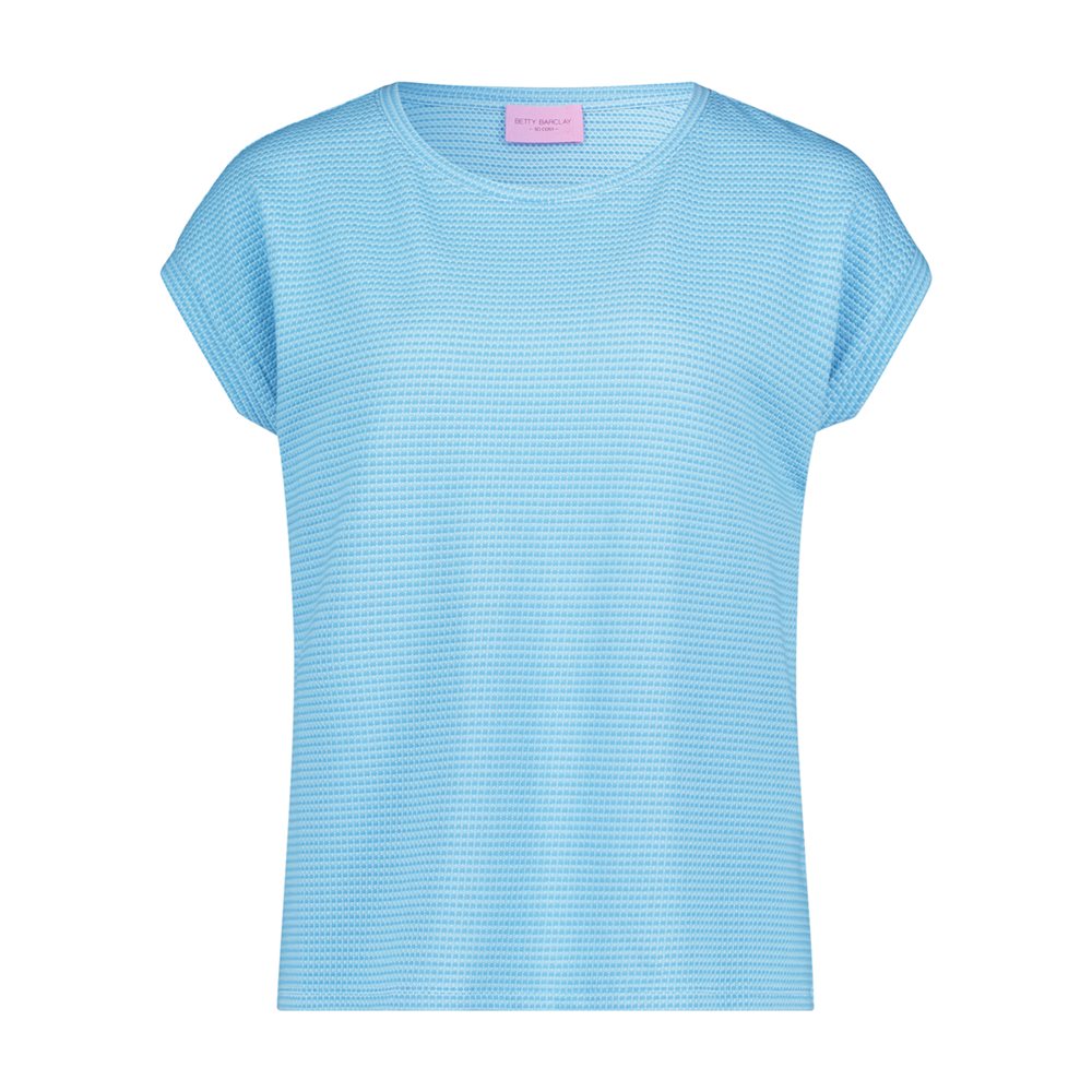 Betty Barclay - Blue Textured T-Shirt