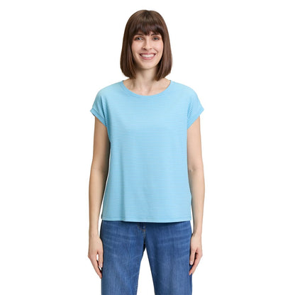 Betty Barclay - Blue Textured T-Shirt