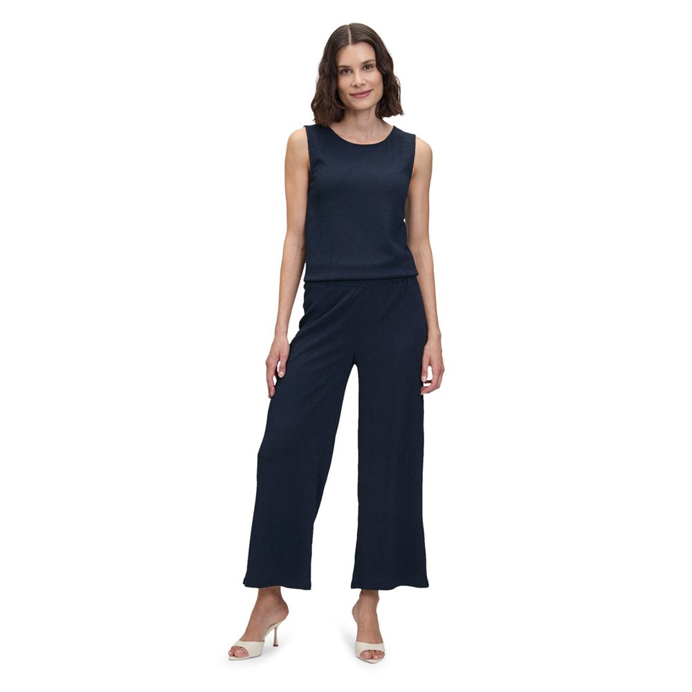 Betty Barclay  - Straight Leg Pull On Pants Navy