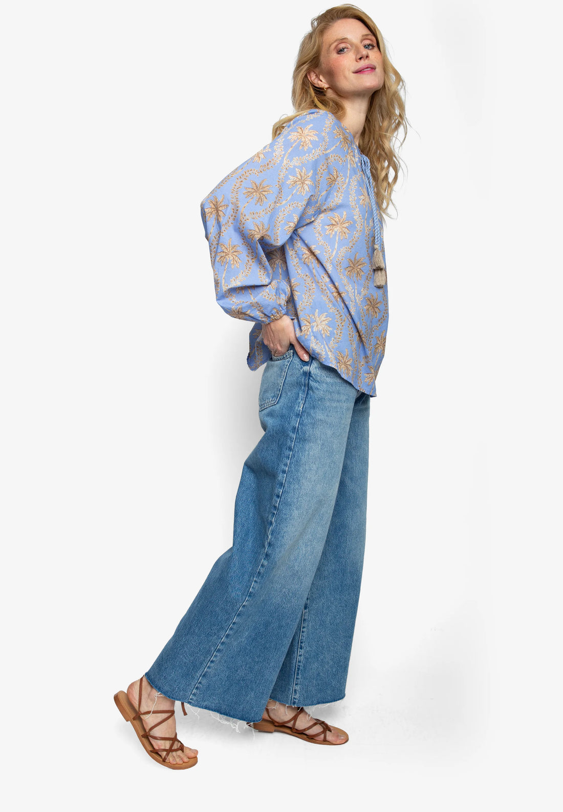 Emily Van Den Bergh - Palms Blouse