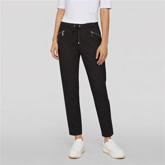 RABE - Sanna Black Drawstring Pants