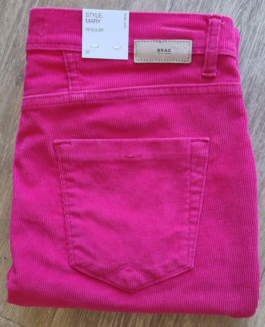 Brax Mary  -Hot Pink Corduroy Jeans