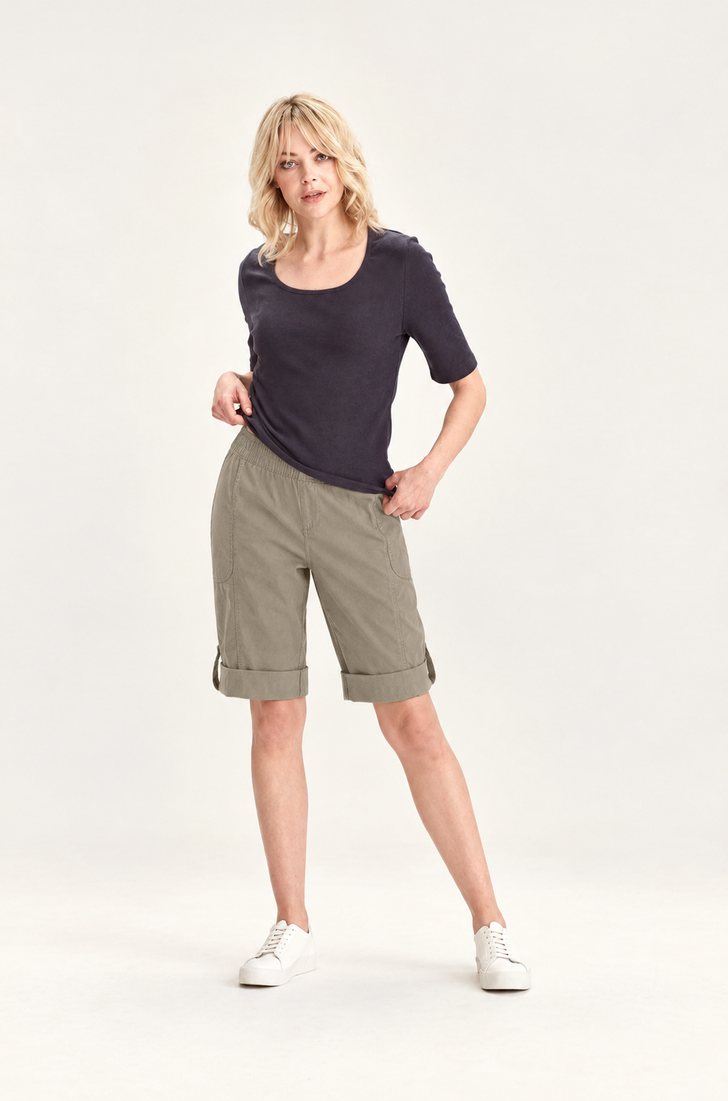 Verge Acrobat Rolled Shorts - Caper