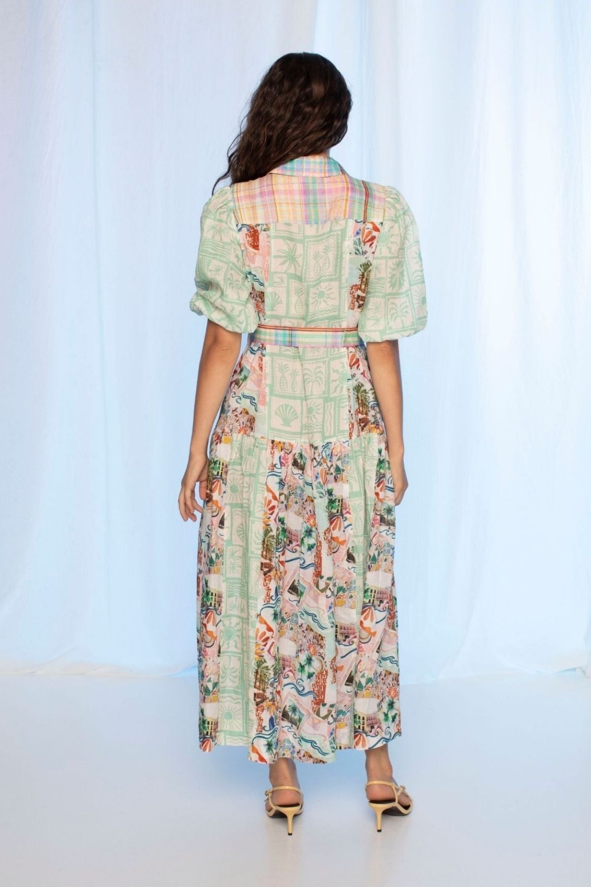 Kachel -  Jean Maxi Dress