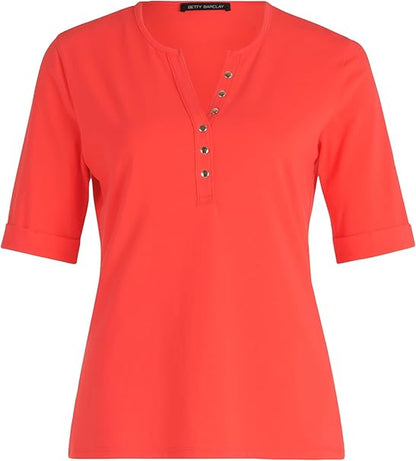 Betty Barclay  - Poppy Red T-Shirt