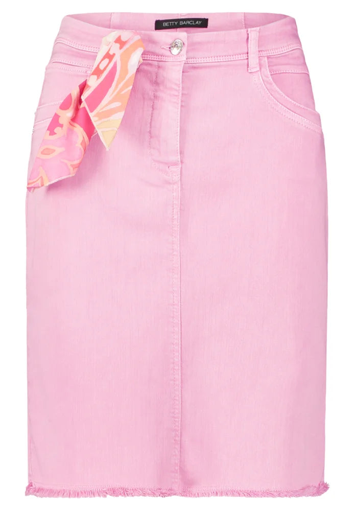 Betty Barclay - Pink Denim Skirt