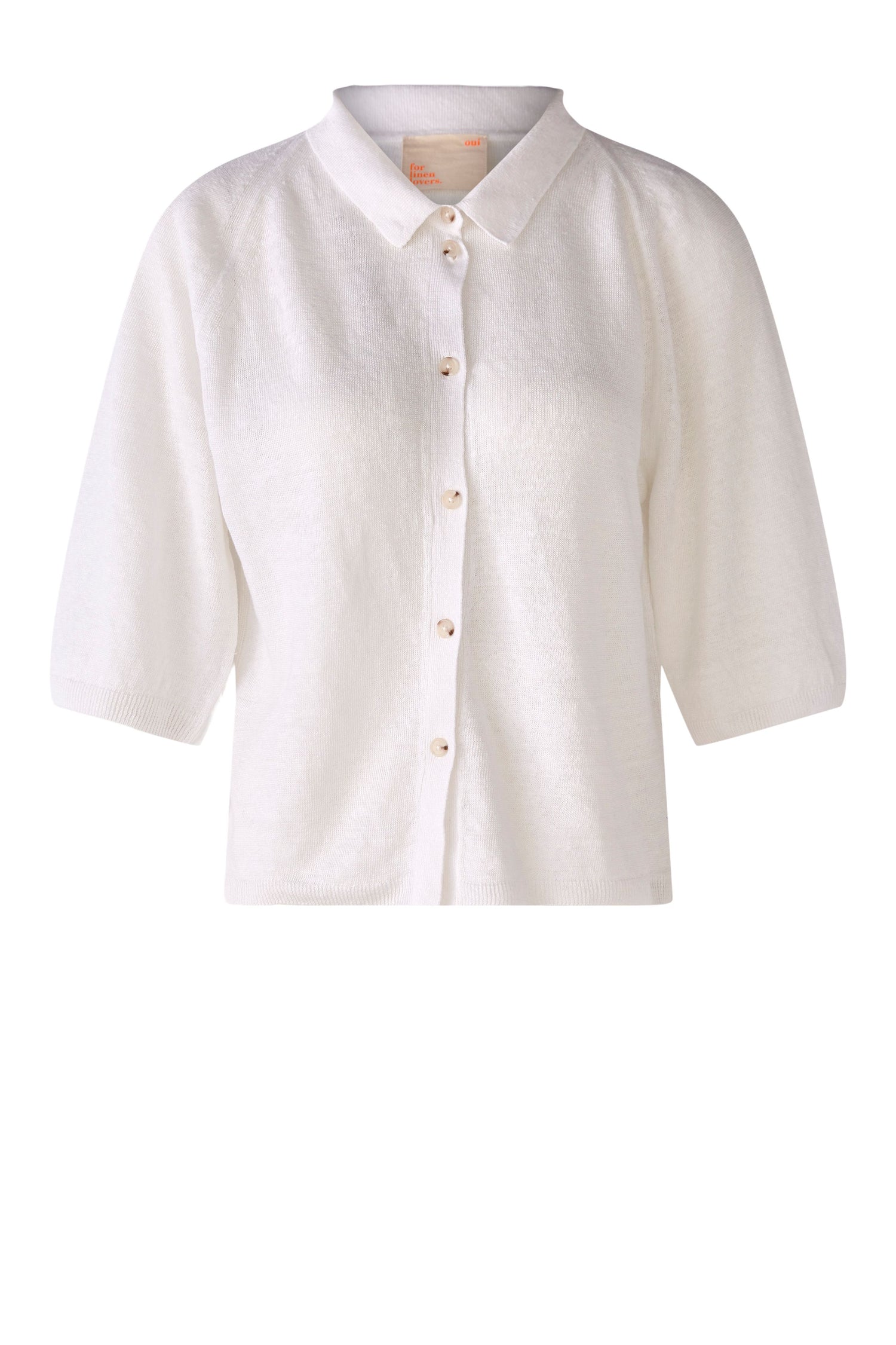 Oui White Linen  Top and Jacket