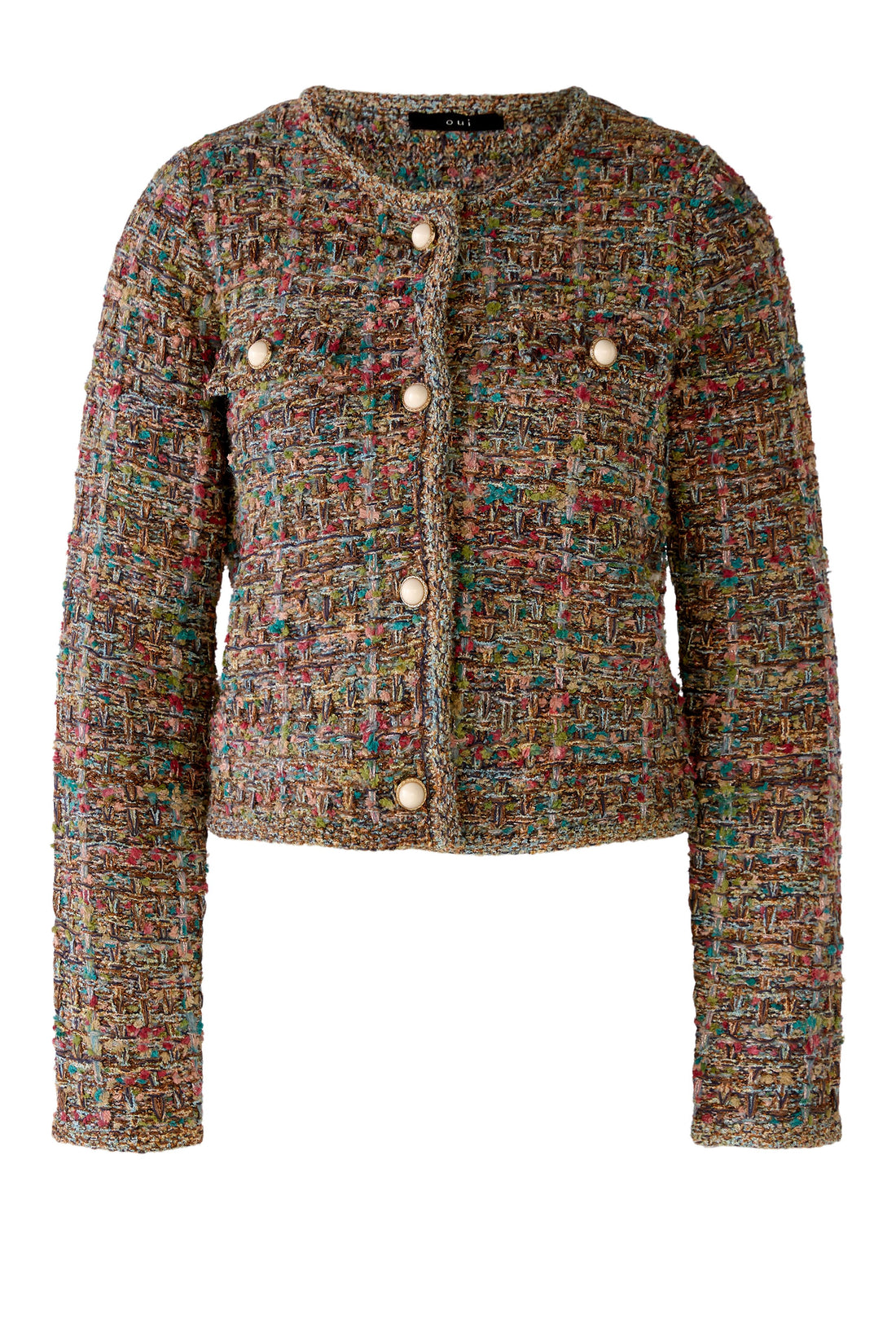 OUI- French Style Knitted Box Jacket