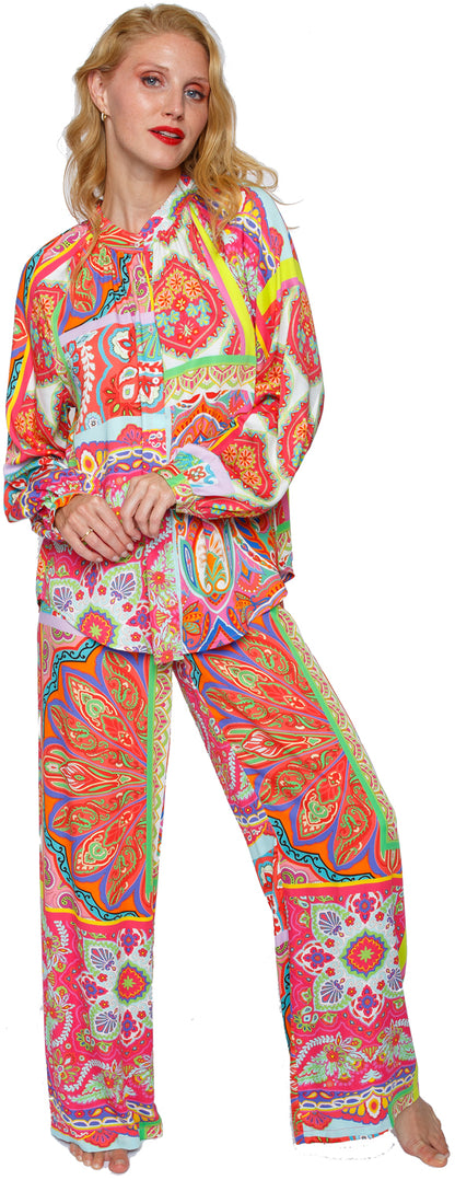 Tonno and Panna - Colourful Print Blouse