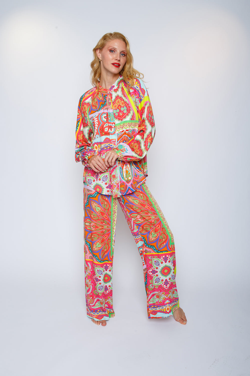 Tonno and Panna - Colourful Print Blouse