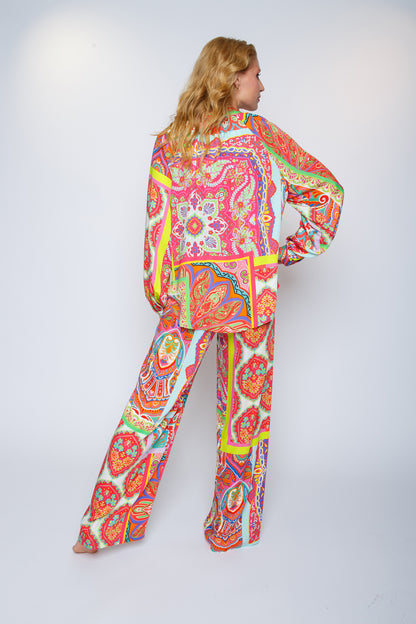 Tonno and Panna - Colourful Print Blouse