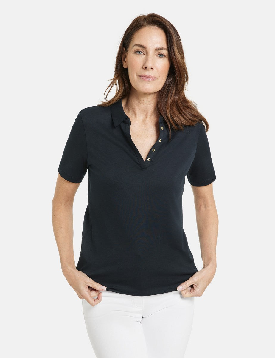 Gerry Weber - Navy Pima Cotton Polo