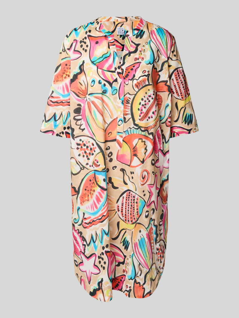 Emily Van Den Bergh - Tropical Fish Print Dress