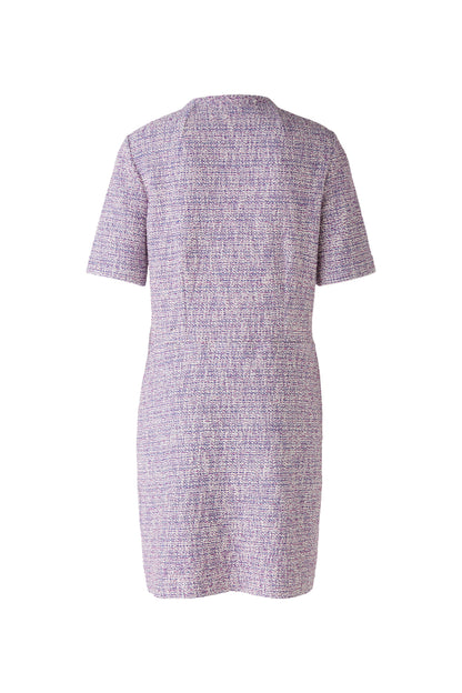 Oui - Lilac and Blue Tweed Dress