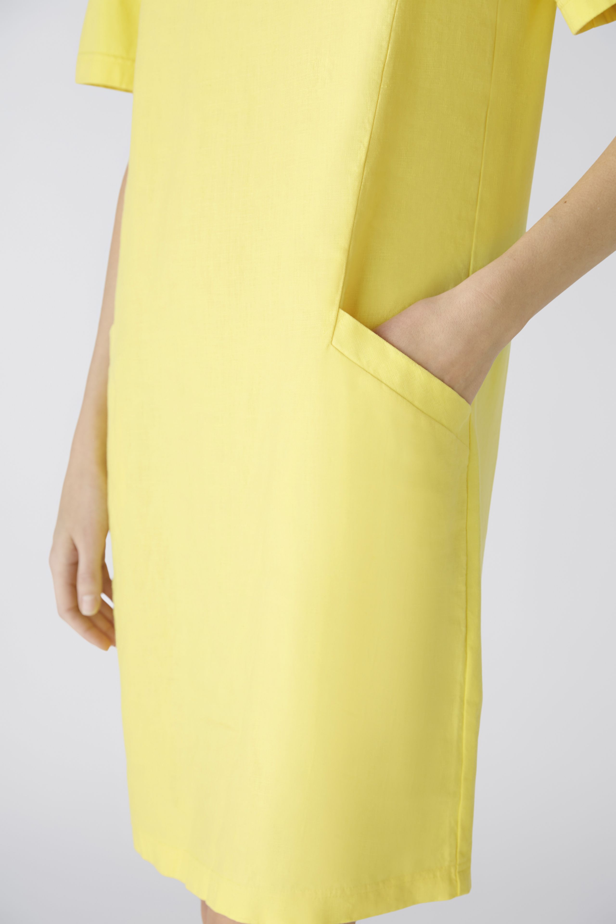 Oui - Yellow Linen / Cotton Dress