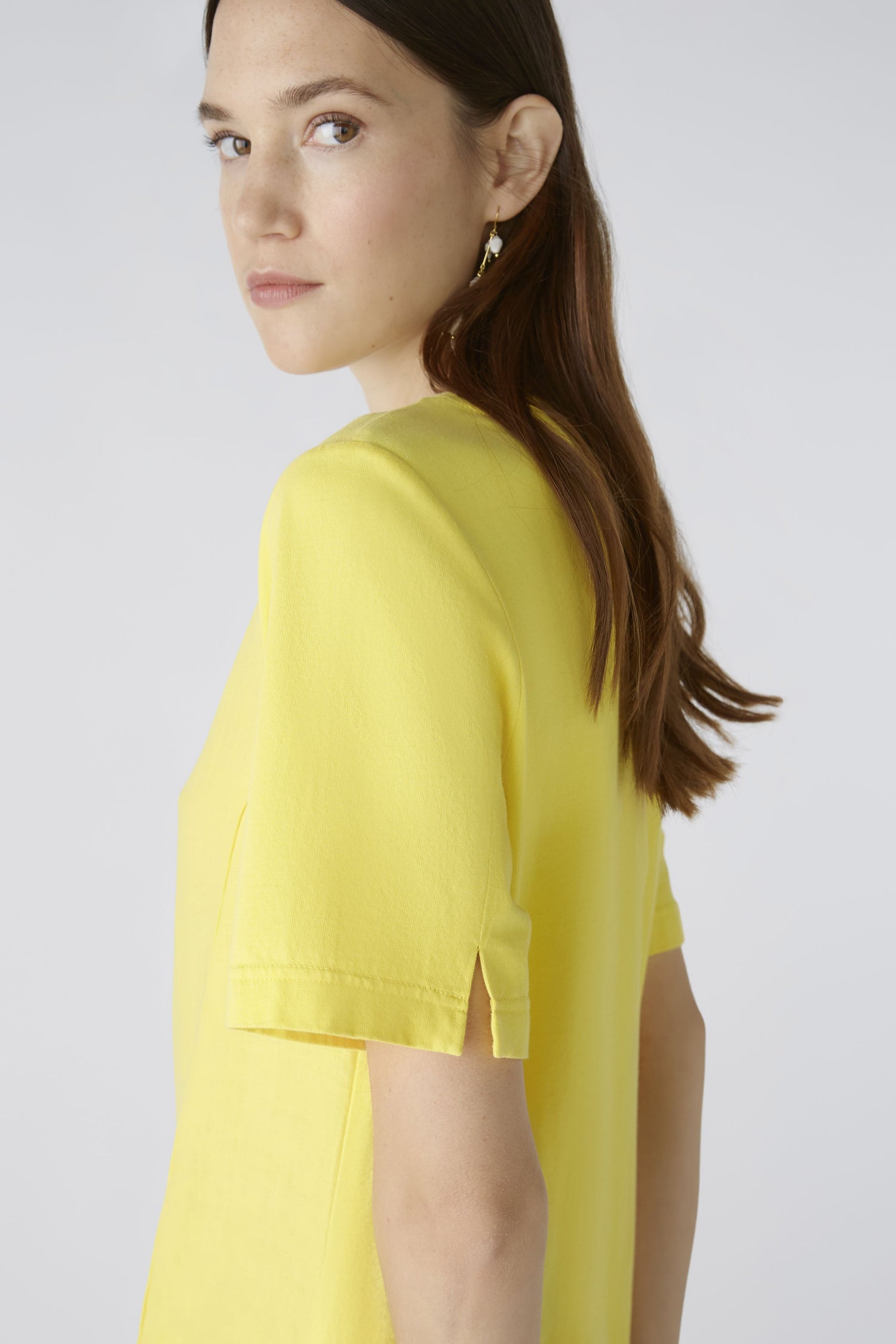 Oui - Yellow Linen / Cotton Dress