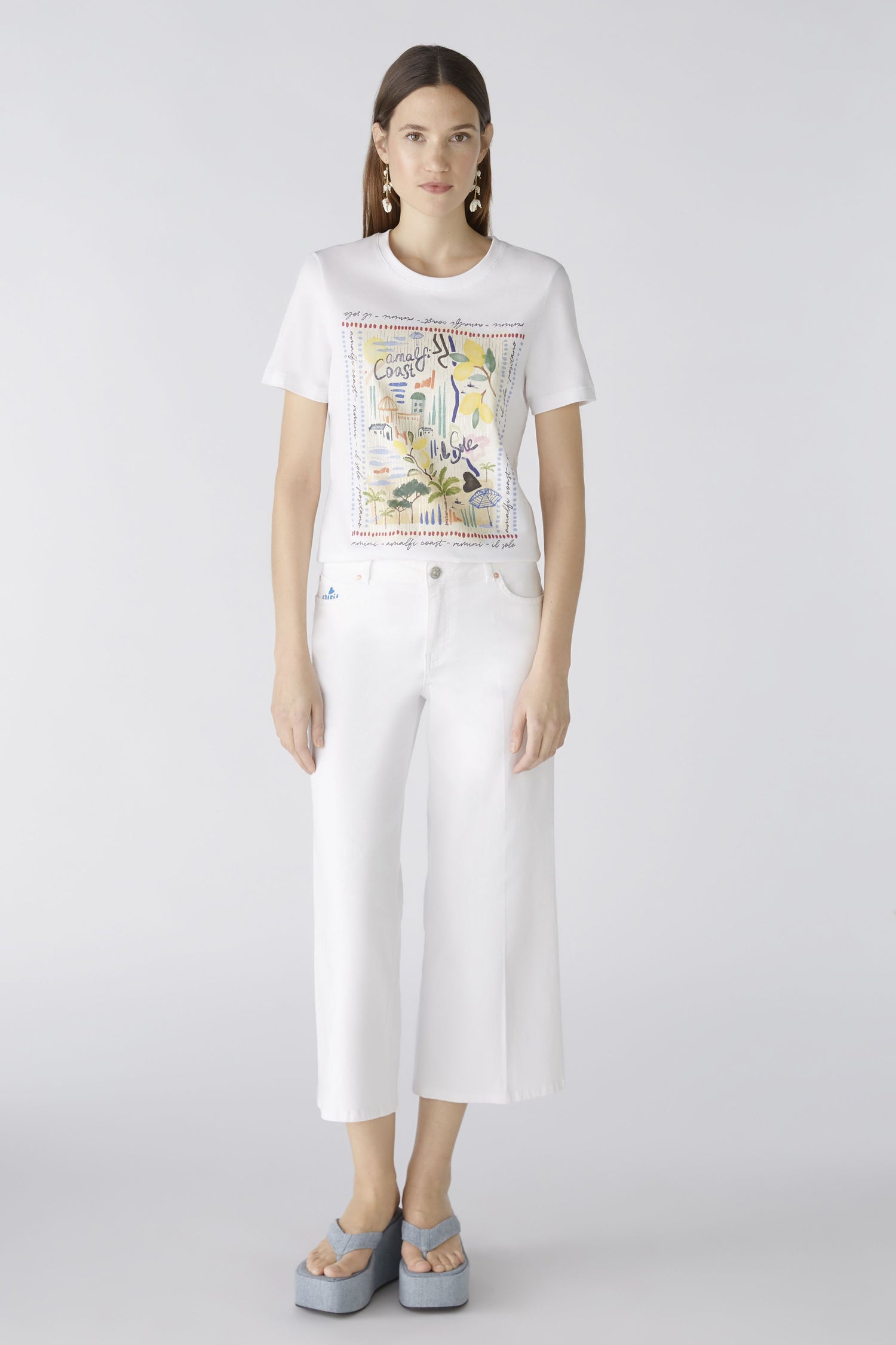 Oui - Amalfi Print Tee