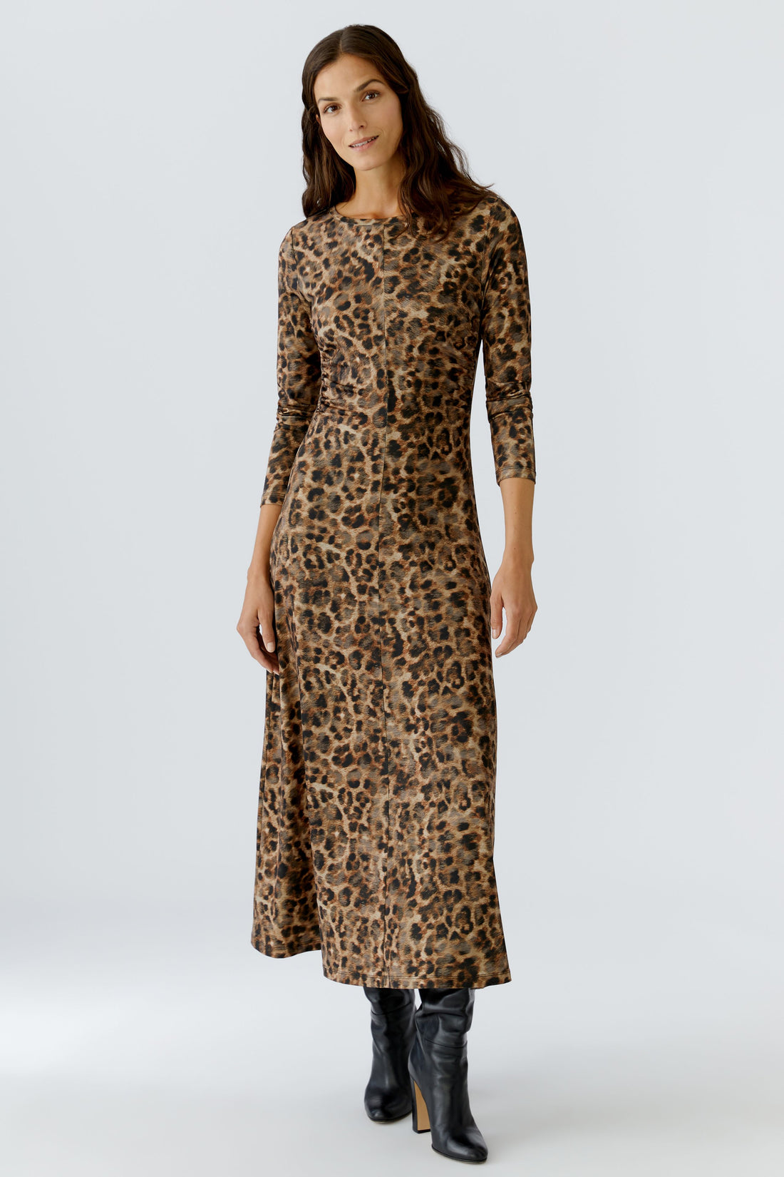 Oui- Animal Print Dress