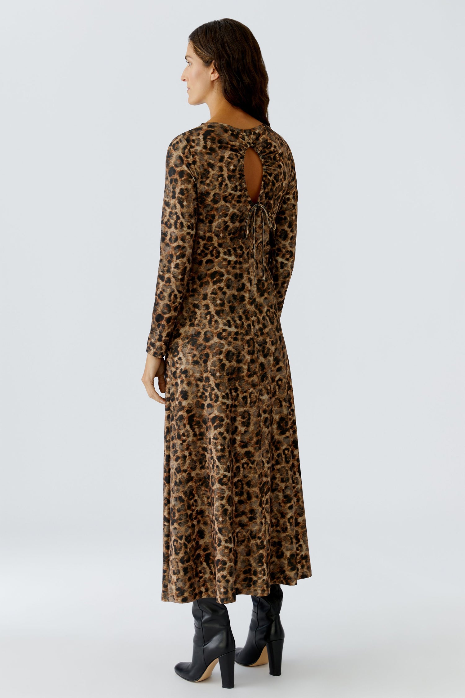 Oui- Animal Print Dress