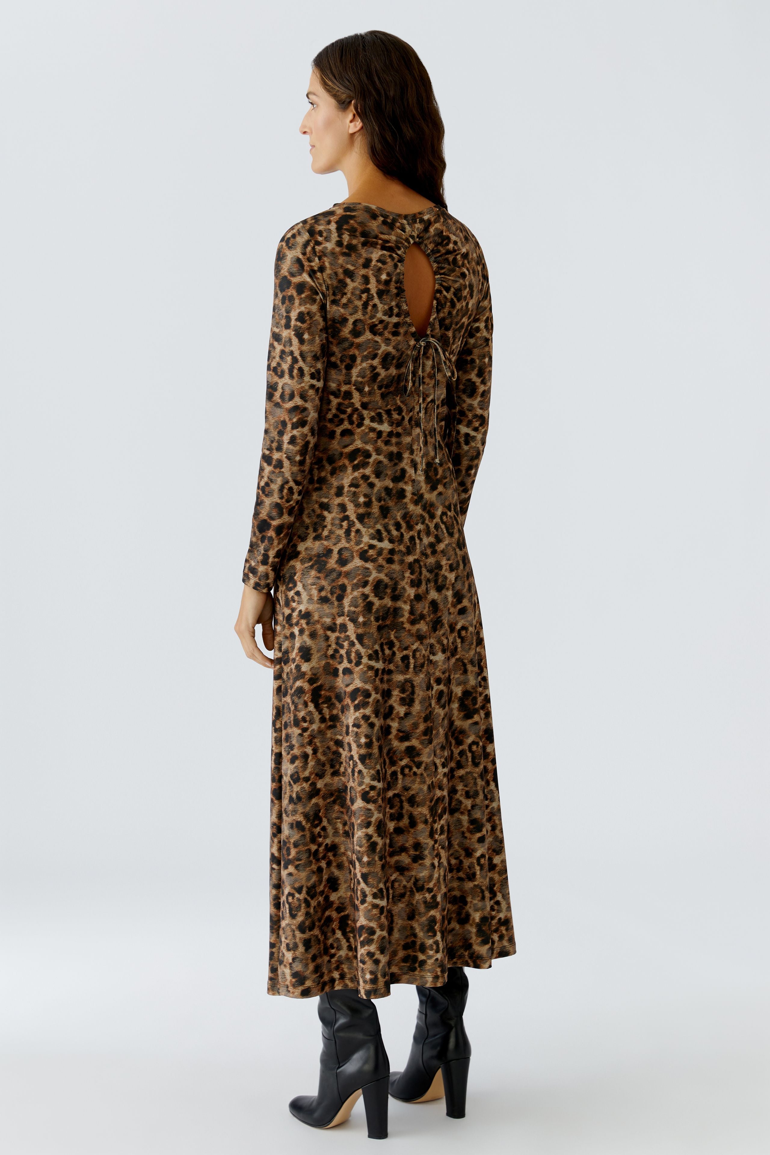 Oui- Animal Print Dress