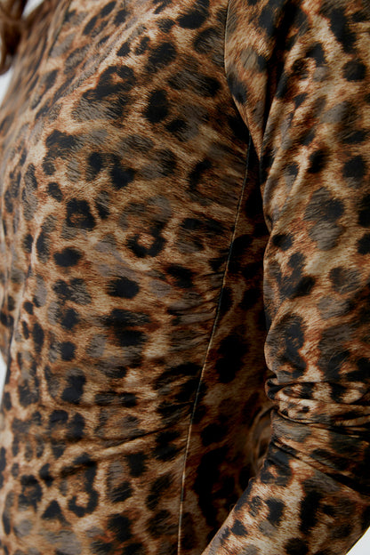 Oui- Animal Print Dress