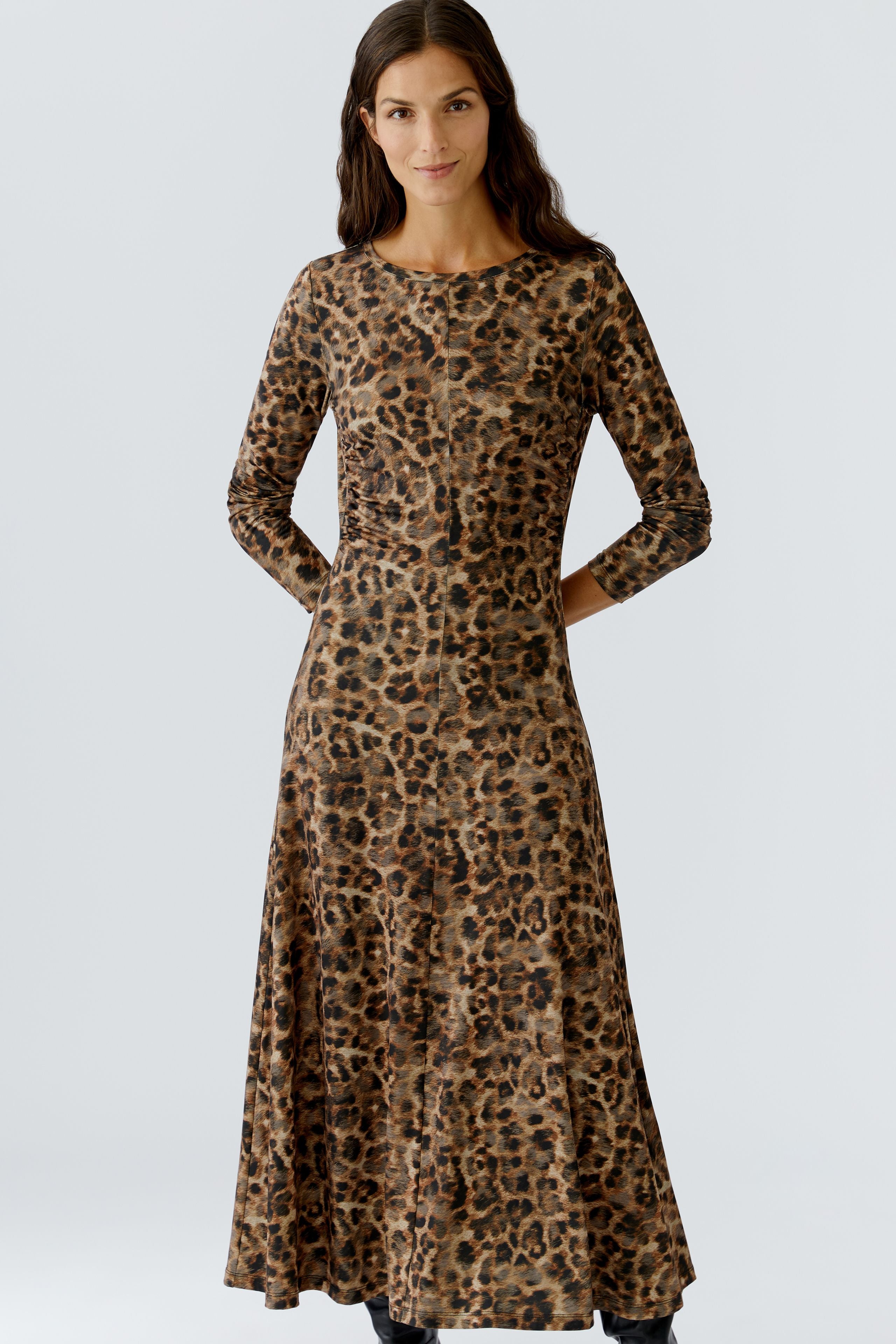 Oui- Animal Print Dress