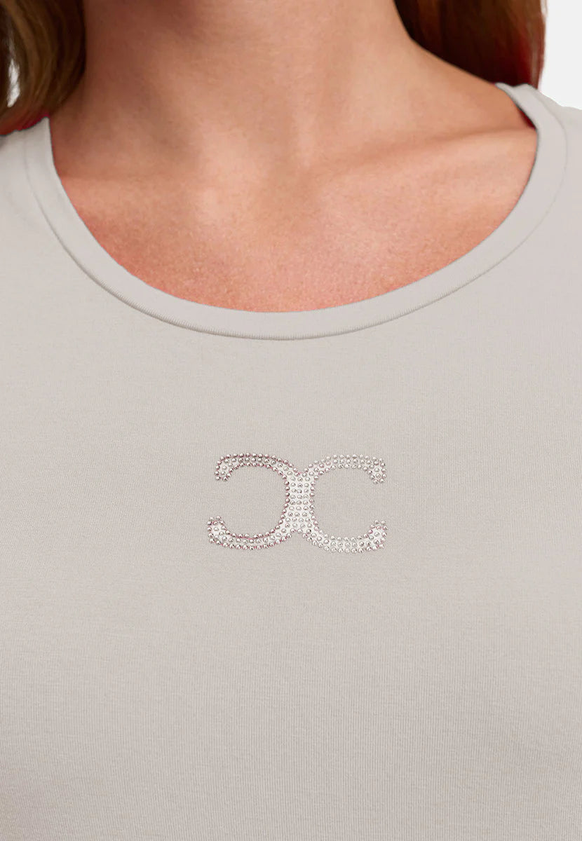 CATNOIR - Beige Crystal Tee