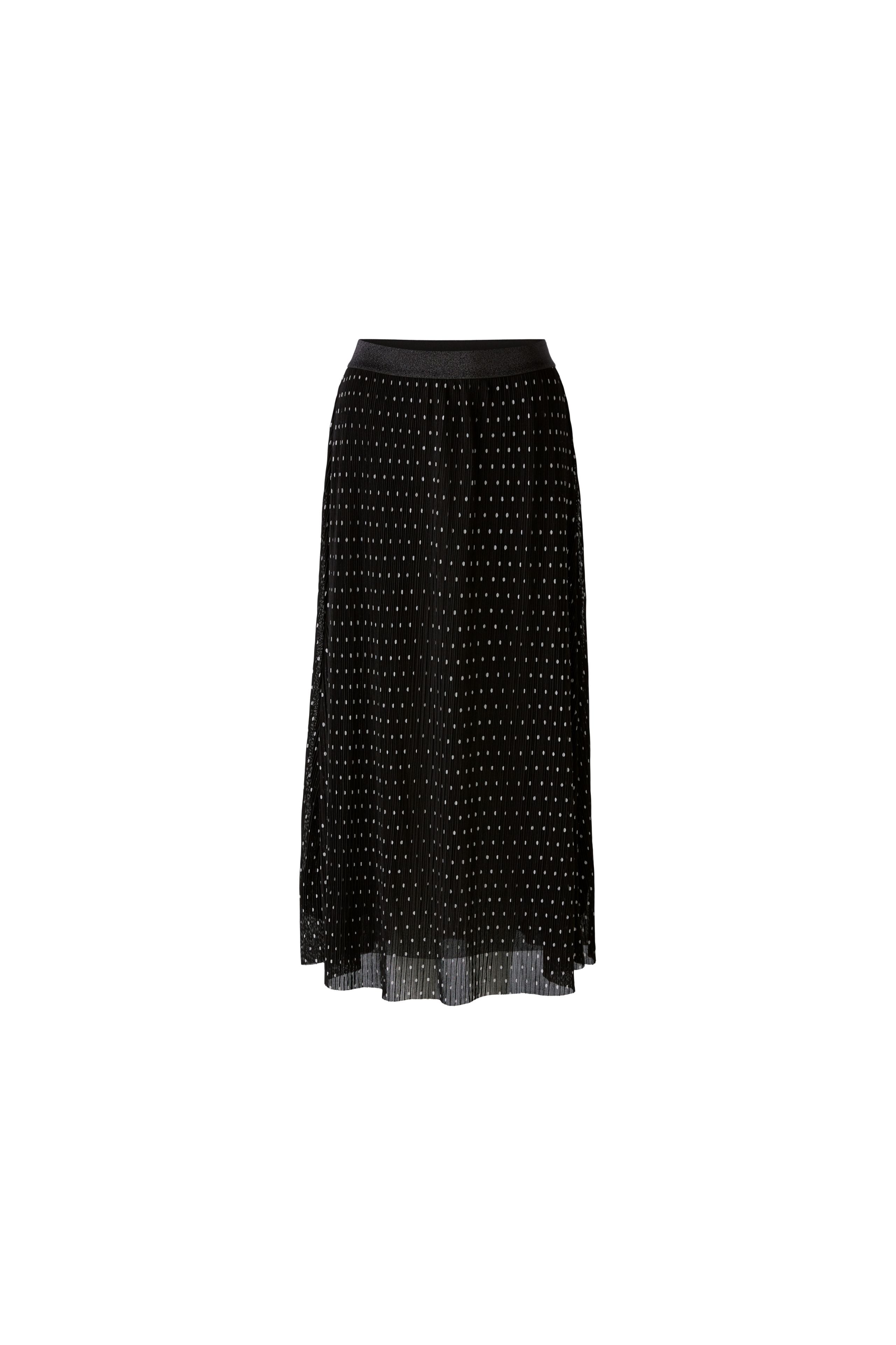 Oui- Black and White Spot Skirt