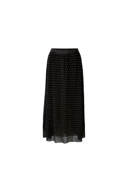 Oui- Black and White Spot Skirt