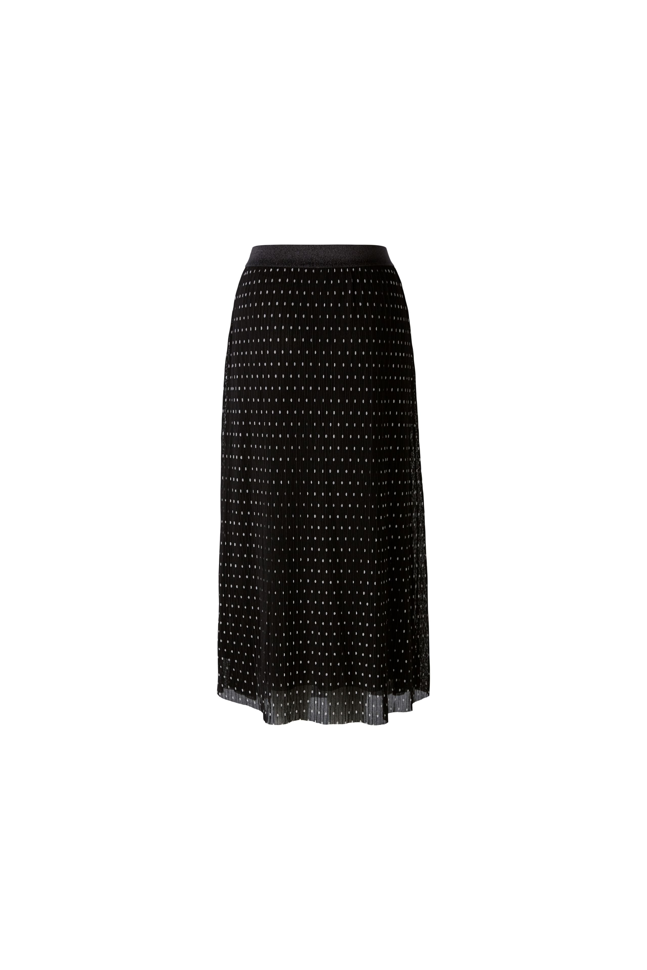 Oui- Black and White Spot Skirt