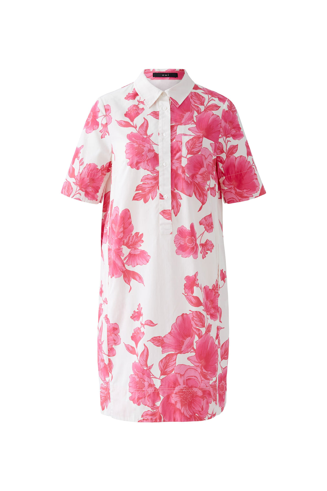 Oui- Pink Floral Dress