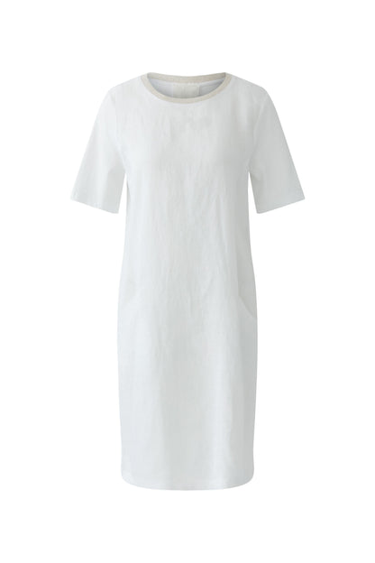 Oui - White Linen Dress