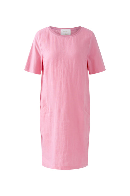 Oui - Pink Linen Dress