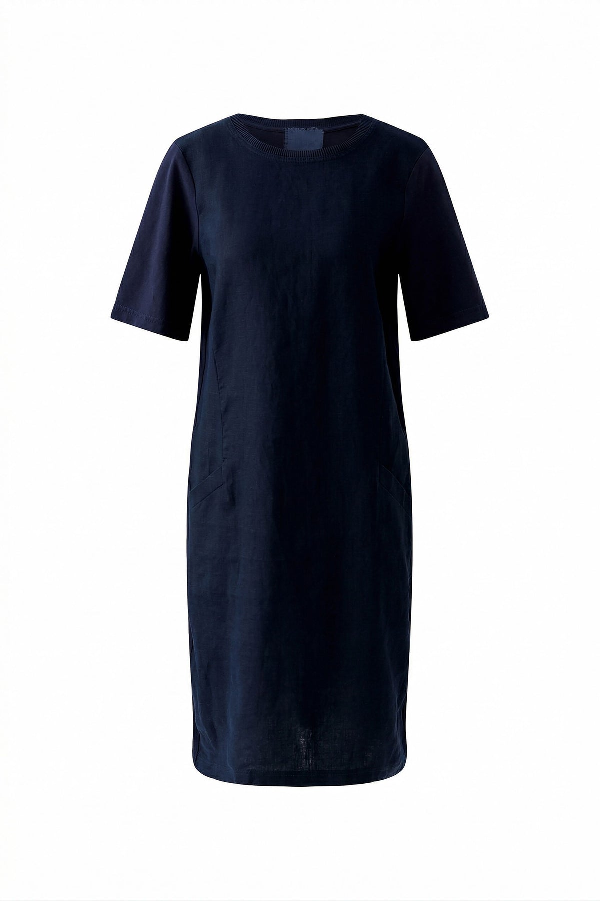 Oui - Navy Linen Dress