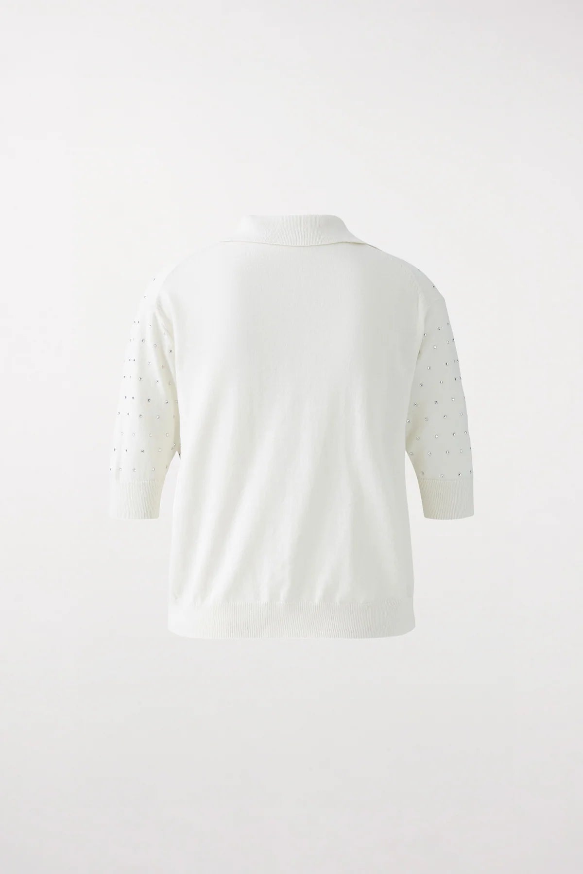 Oui - Crystal White Polo