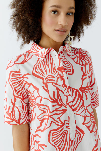 Oui- Red Coral Dress